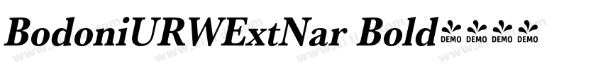 BodoniURWExtNar Bold字体转换